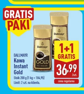 Kawa instant Dallmayr Gold promocja w Aldi