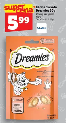 Karma dla kota Dreamies ze smakowitym kurczakiem promocja w TOPAZ