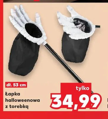 Łapka halloweenowa z torebką promocja w Kaufland