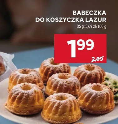 Babeczka do koszyczka lazur promocja w Stokrotka
