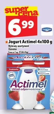 Jogurt Actimel 4x100g promocja w TOPAZ