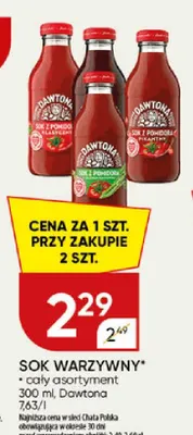 Sok warzywny Dawtona promocja w Chata Polska