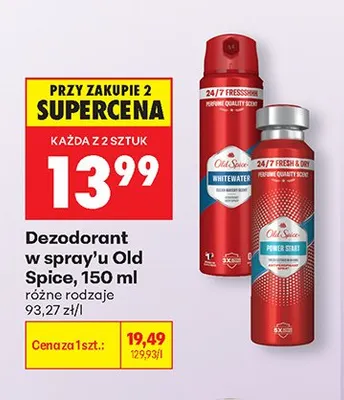 Dezodorant w spray'u Old Spice promocja w Biedronka