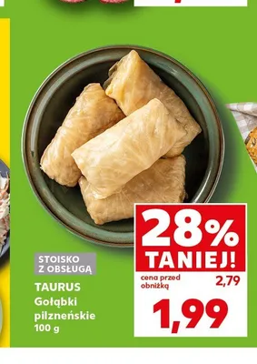 Gołąbki pilzneńskie Taurus promocja w Kaufland