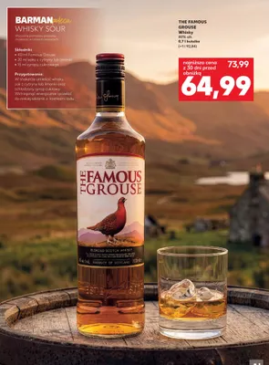 Whisky The Famous Grouse promocja w Kaufland
