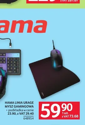 Podkładka pod mysz Hama uRage promocja w Selgros