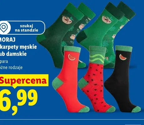 Skarpety Moraj promocja w Lidl