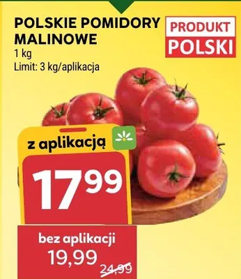 Pomidory malinowe polskie Stokrotka promocja w Stokrotka