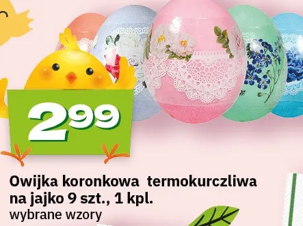 Owijska koronkowa termokurczliwa na jajko 9 szt. promocja w Twój Market