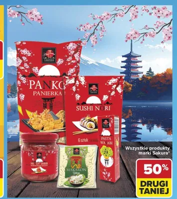 Produkty Sakura promocja w Carrefour