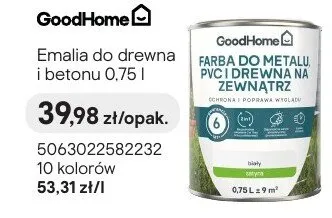 Emalia do drewna i betonu promocja w Castorama