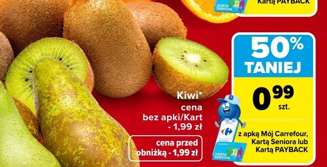 Kiwi promocja w Carrefour Market