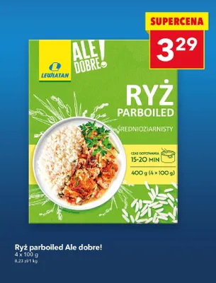 Ryż parboiled średnioziarnisty promocja w LEWIATAN