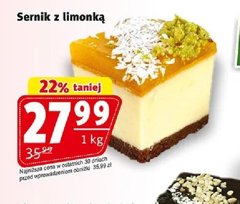 Sernik z limonką promocja w Prim Market