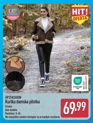 Kurtka damska pilotka UP2Fashion promocja w Aldi