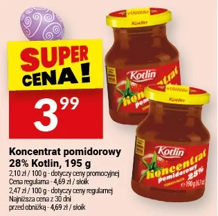 Koncentrat pomidorowy 28% promocja w Twój Market