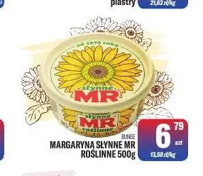 Margaryna Słynne MR Roślinne Bunge promocja w Tomi Markt