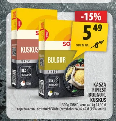 Kasza Finest kuskus Sonko promocja w Arhelan