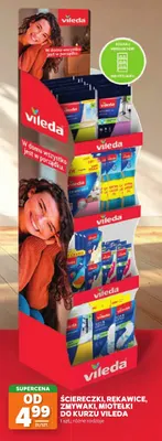Ściereczki, rękawice, zmywaki, miotełki do kurzu Vileda promocja w Stokrotka