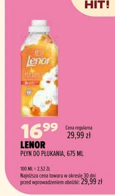 Płyn do płukania Lenor promocja w Drogerie Natura