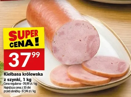 Kiełbasa królewska z szynki promocja w Twój Market