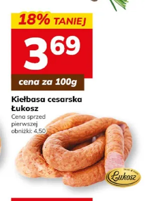 Kiełbasa cesarska Łukosz promocja w Hitpol
