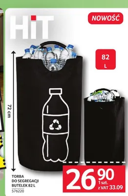 Torba do segregacji butelek 82 l promocja w Selgros