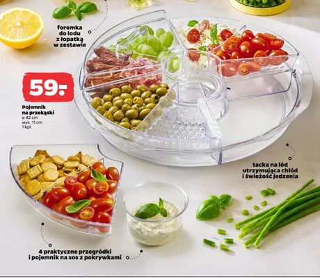 Pojemnik na przekąski promocja w Netto