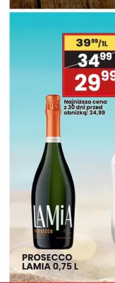 Wino musujące Prosecco Lamia promocja w Wafelek