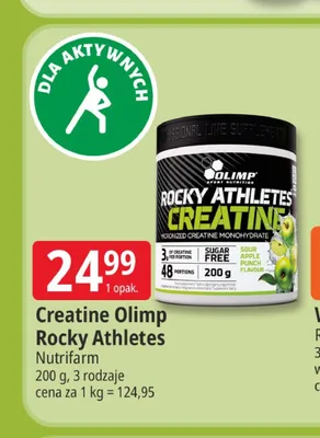 Kreatyna Creatine Olimp Rocky Athletes promocja w Leclerc