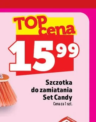 Szczotka do zamiatania Set Candy promocja w TOPAZ