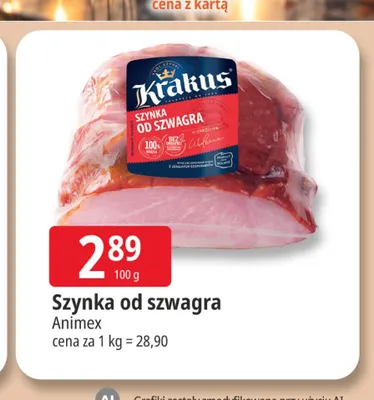 Szynka od szwagra Krakus promocja w Leclerc
