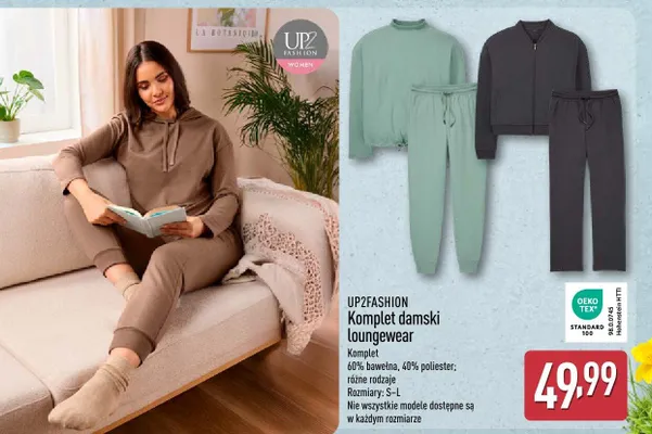 Komplet damski loungewear promocja w Aldi