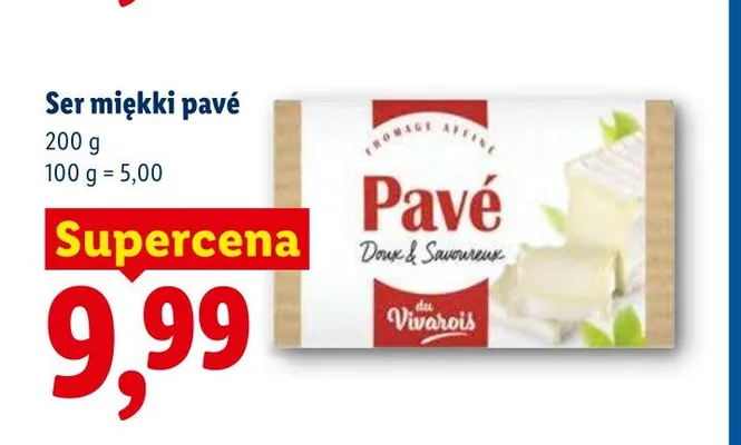 Ser miękki pavé Duc De Coeur promocja w Lidl