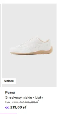 Sneakersy niskie Puma biały promocja w Lounge by Zalando