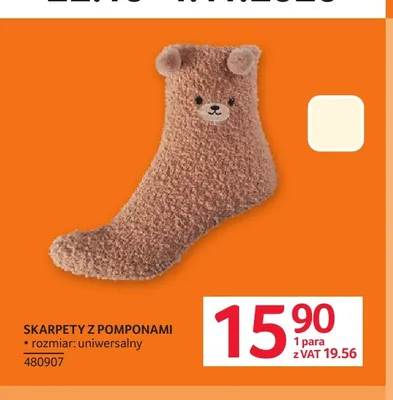 Skarpety z pomponami promocja w Selgros