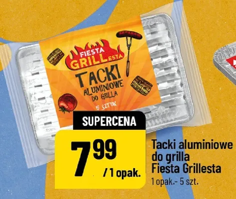 Tacki aluminiowe do grilla promocja w POLOmarket