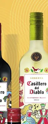 Wino białe Casillero del Diablo Sauvignon Blanc Reserva promocja w Żabka