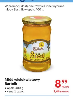 Miód wielokwiatowy Bartnik promocja w Makro