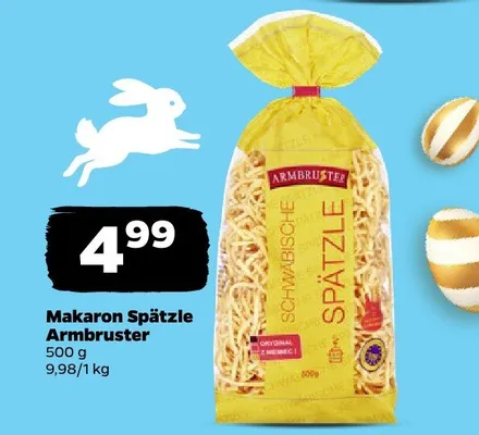 Makaron Spätzle promocja w Netto