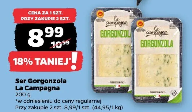 Ser Gorgonzola La Campagna promocja w Netto