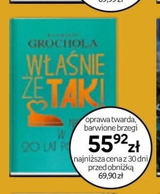 Książka Właśnie że tak! oprawa twarda barwione brzegi promocja w Empik