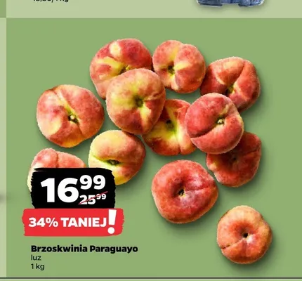 Brzoskwinia Paraguayo luz promocja w Netto