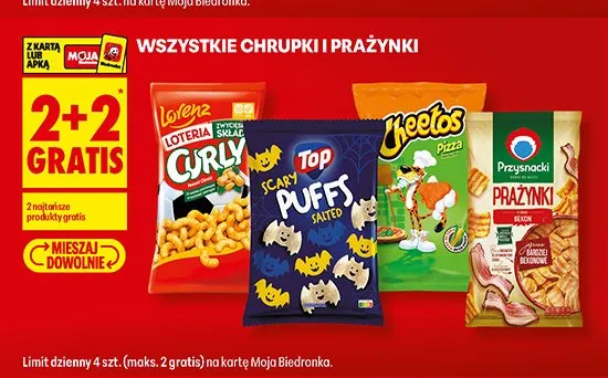 Chrupki Top Scary Puffs promocja w Biedronka