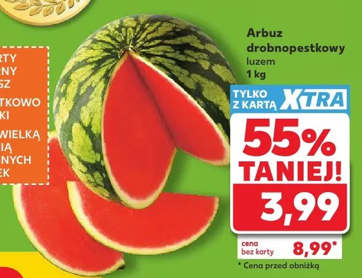 Arbuz drobnopestkowy promocja w Kaufland
