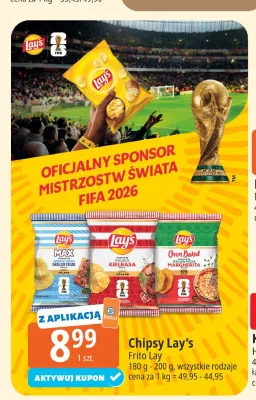 Chipsy Lay's Oven Baked Margherita promocja w Leclerc