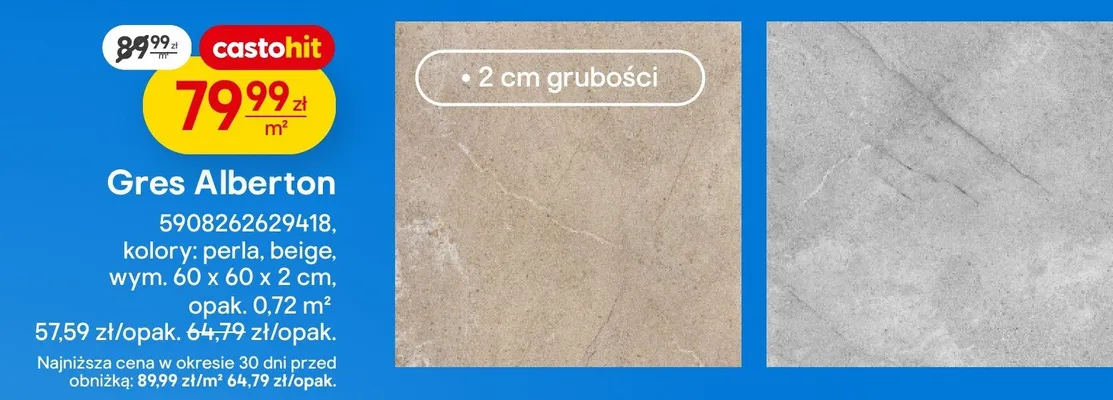 Gres Alberton promocja w Castorama