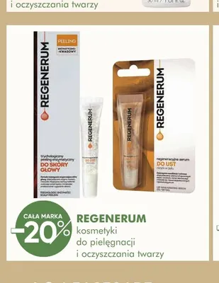 Kosmetyki do pielęgnacji i oczyszczania twarzy Regenerum promocja w Super-Pharm