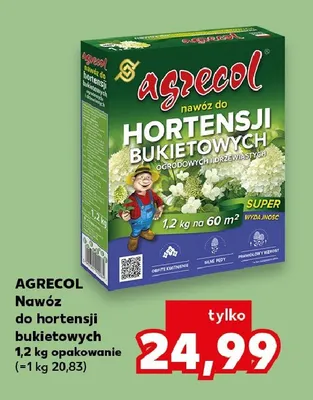 Nawóz do hortensji bukietowych Agrecol promocja w Kaufland