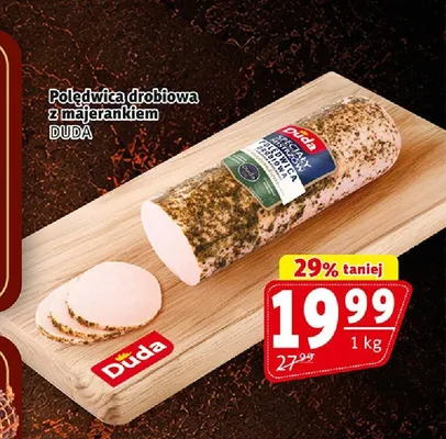 Polędwica drobiowa z majerankiem Duda promocja w Prim Market